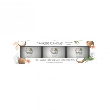 Świeca mini 3 pack Coconut Beach Yankee Candle