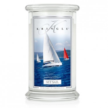 Duża świeca Set Sail Kringle Candle