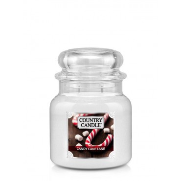 Średnia świeca Candy Cane Lane Country Candle