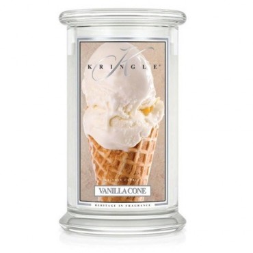 Duża Świeca Vanilla Cone Kringle Candle