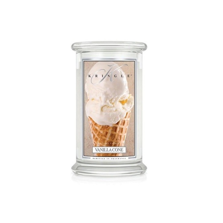 Duża Świeca Vanilla Cone Kringle Candle Duża Świeca Vanilla Cone Kringle Candle