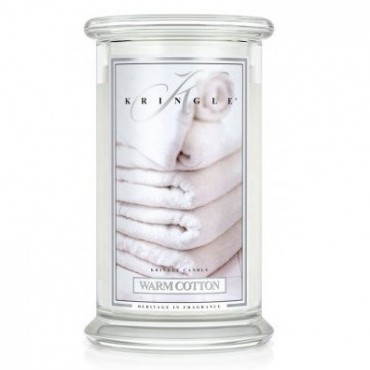 Duża Świeca Warm Cotton Kringle Candle