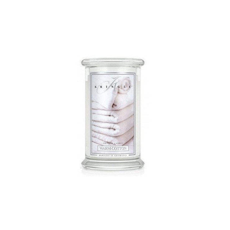 Duża Świeca Warm Cotton Kringle Candle
