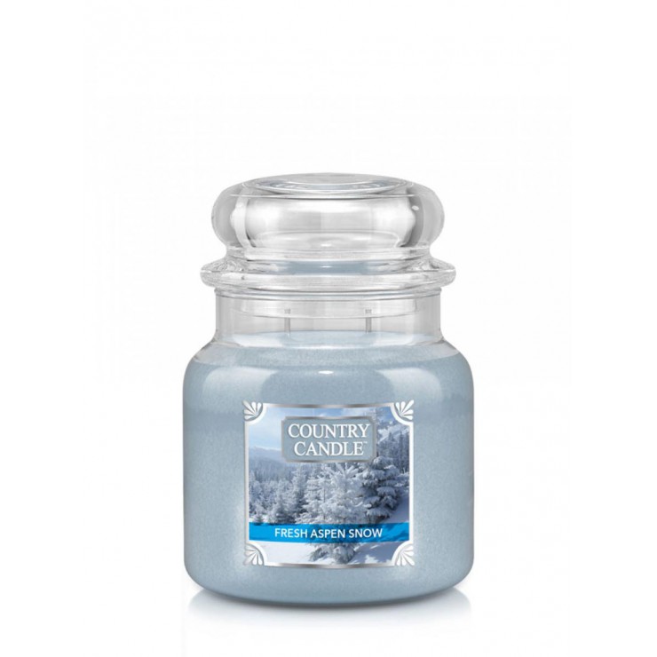 Średnia świeca Fresh Aspen Snow Country Candle Średnia świeca Fresh Aspen Snow Country Candle