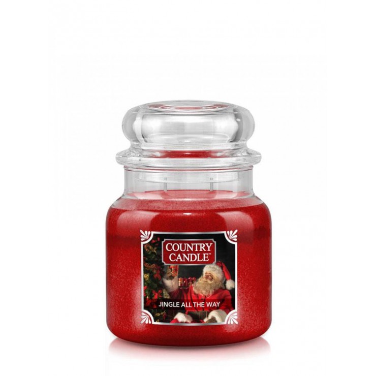 Średnia świeca Jingle All The Way Country Candle