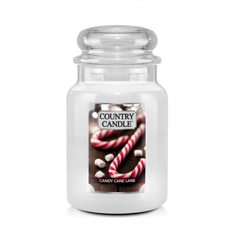Duża świeca Candy Cane Lane Country Candle