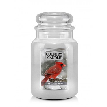 Duża świeca First Fallen Snow Country Candle