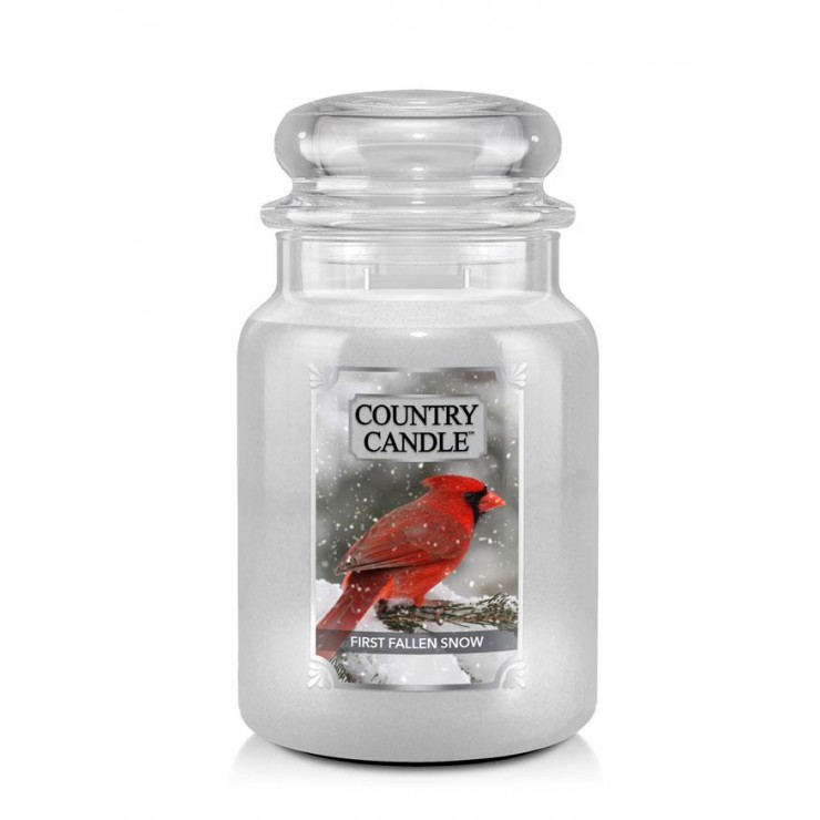 Duża świeca First Fallen Snow Country Candle