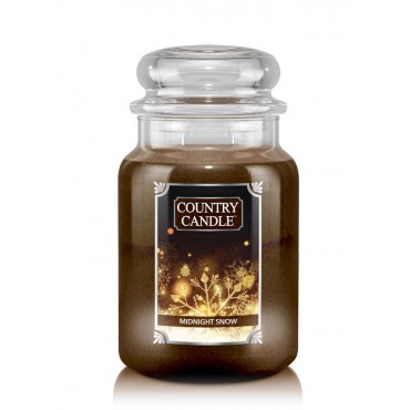 Duża świeca Midnight Snow Country Candle