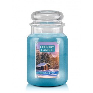 Duża świeca Mountain Chalet Country Candle