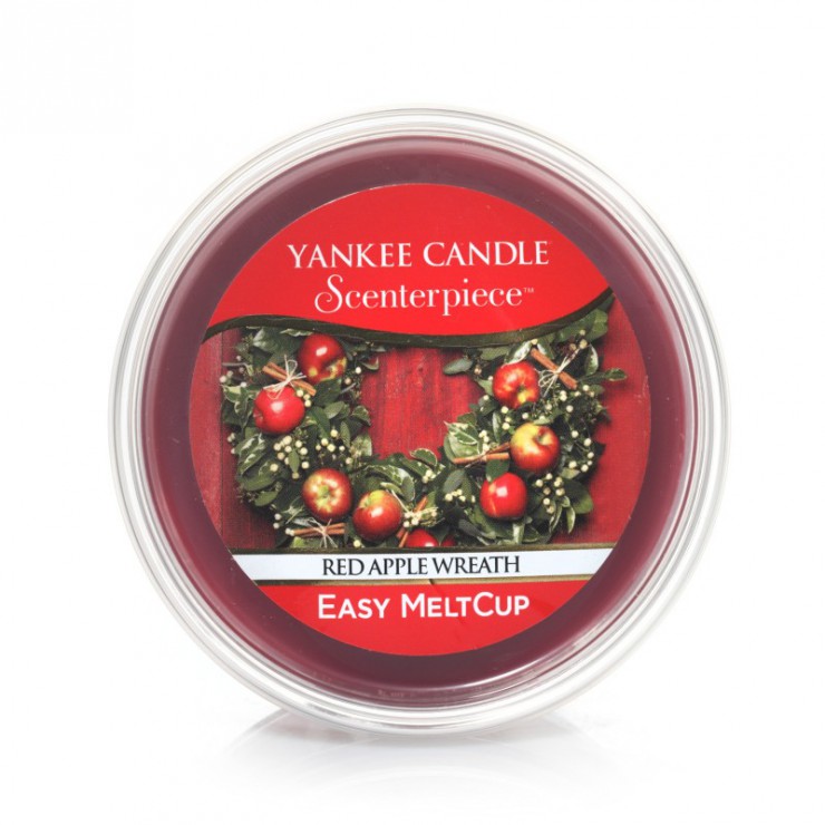 Wosk Scenterpiece Red Apple Wreath Yankee Candle Wosk Scenterpiece Red Apple Wreath Yankee Candle