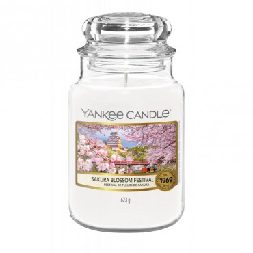 Duża świeca Sakura Blossom Festival Yankee Candle