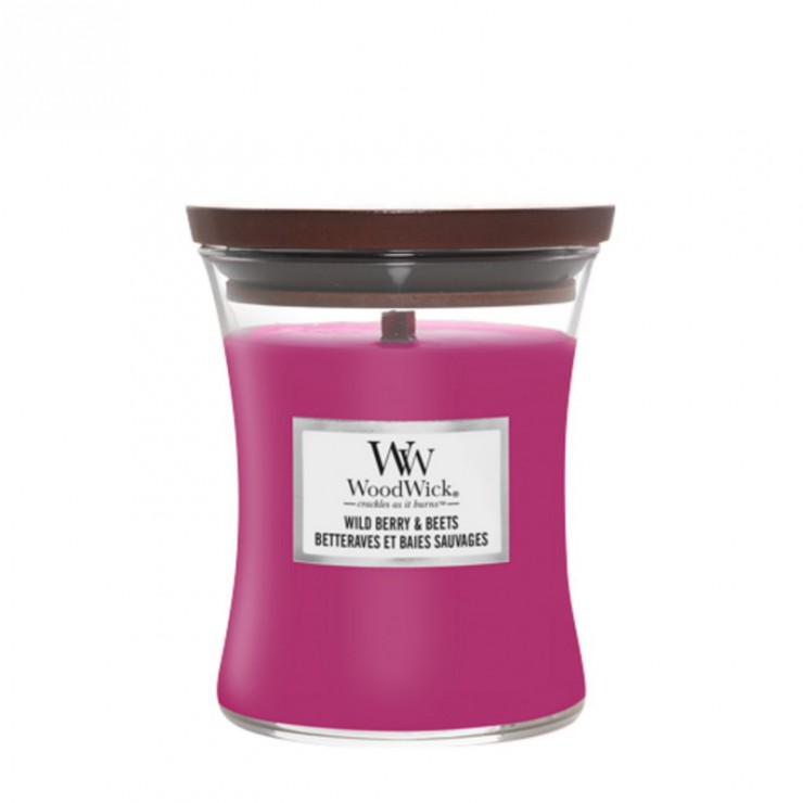 Średnia świeca Wild Berry & Beets Woodwick Średnia świeca Wild Berry & Beets Woodwick