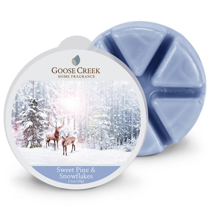 Wosk zapachowy Sweet Pine & Snowflakes Goose Creek Candle Wosk zapachowy Sweet Pine & Snowflakes Goose Creek Candle