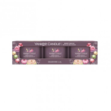 Świeca mini 3 pack Berry Mochi  Yankee Candle