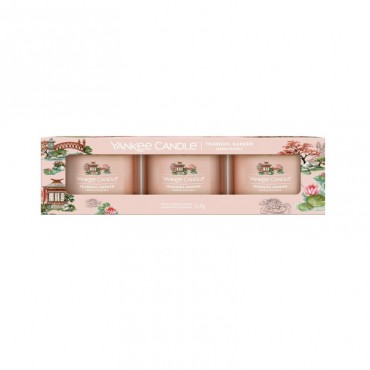 Świeca mini 3 pack Tranquil Garden Yankee Candle