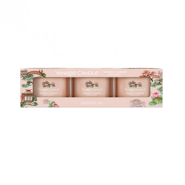 Świeca mini 3 pack Tranquil Garden Yankee Candle
