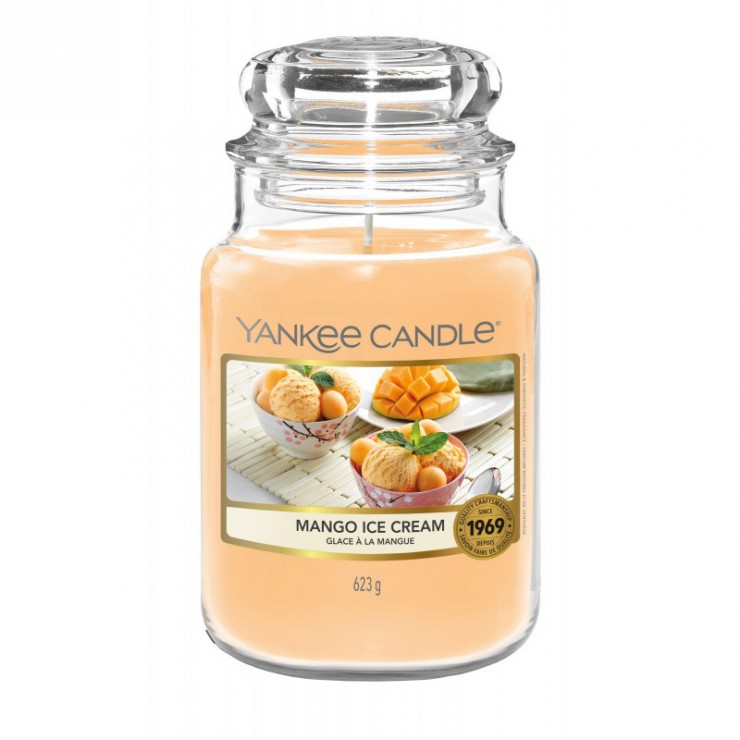 Duża świeca Mango Ice Cream Yankee Candle
