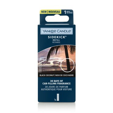 Odświeżacz do auta Sidekick uzupełniacz Black Coconut Yankee Candle