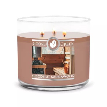 Świeca Tumbler Coconut Saunawood Goose Creek Candle