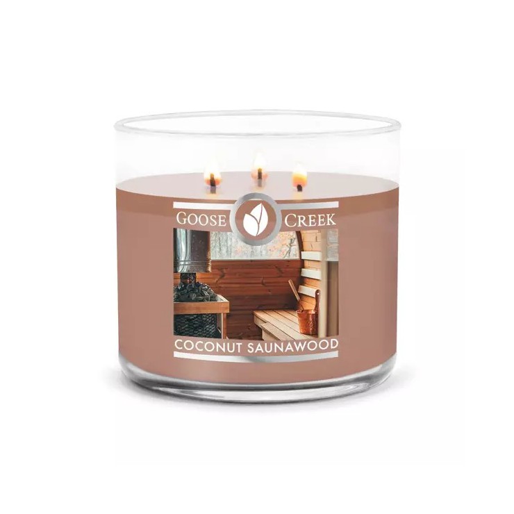Świeca Tumbler Coconut Saunawood Goose Creek Candle Świeca Tumbler Coconut Saunawood Goose Creek Candle