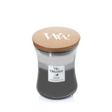 Średnia świeca Warm Woods Woodwick