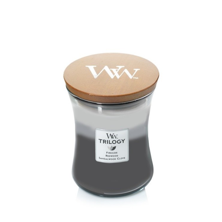 Średnia świeca Warm Woods Woodwick Średnia świeca Warm Woods Woodwick