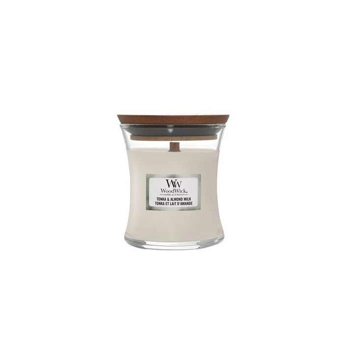 Mała świeca Tonka & Almond Milk Woodwick Mała świeca Tonka & Almond Milk Woodwick