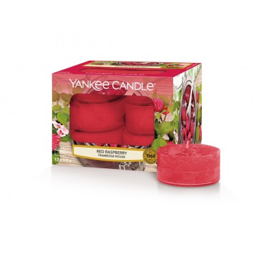 Tealight Red Raspberry Yankee Candle