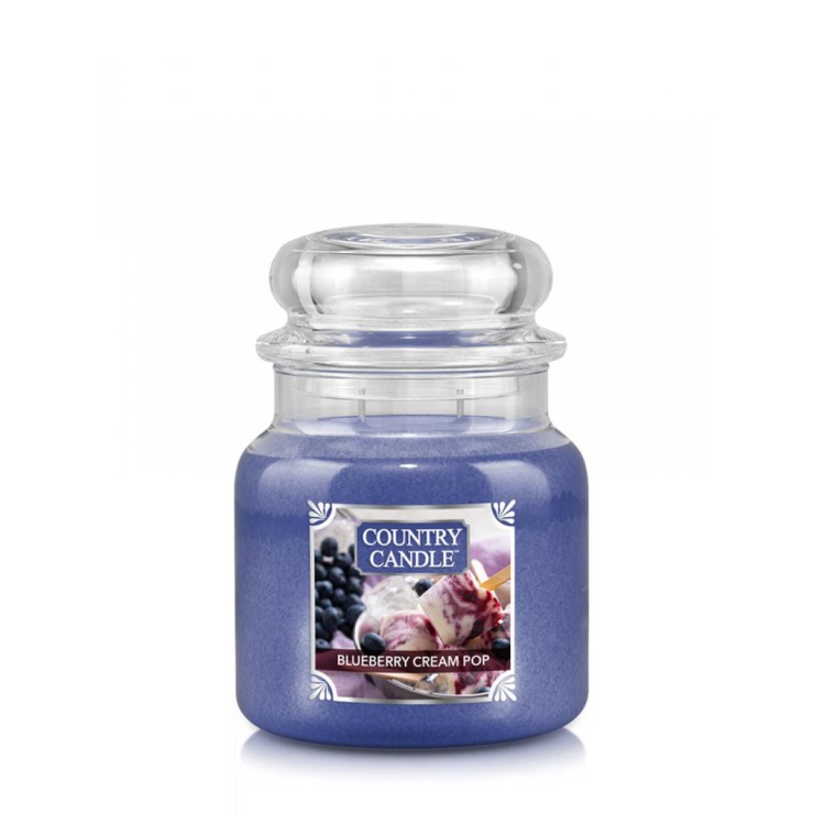 Średnia świeca Blueberry Cream Pop Country Candle Średnia świeca Blueberry Cream Pop Country Candle