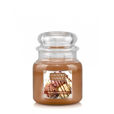 Średnia świeca Neapolitan Sundae Country Candle