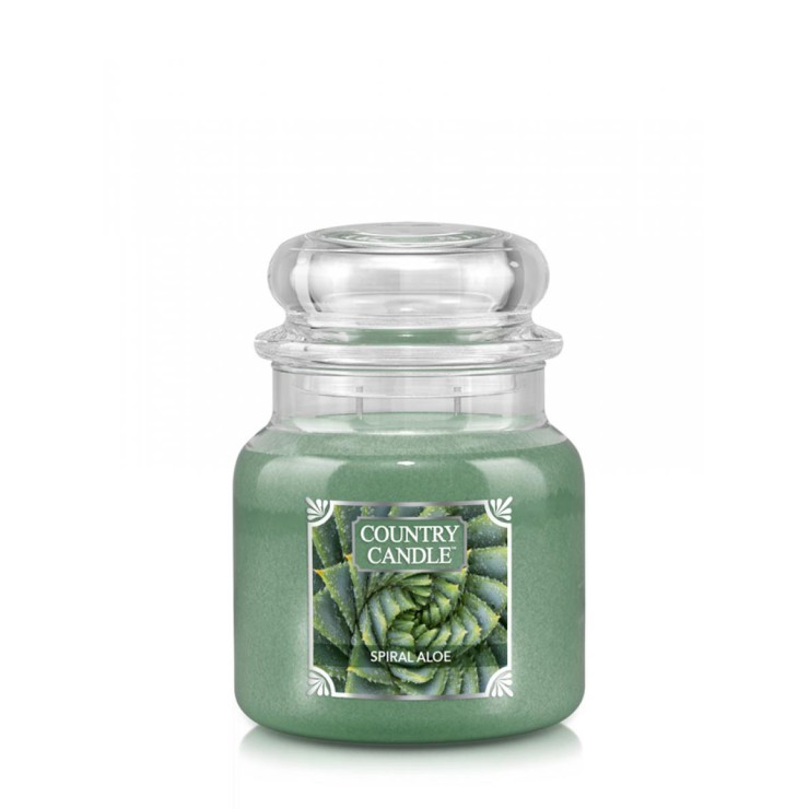 Średnia świeca Spiral Aloe Country Candle Średnia świeca Spiral Aloe Country Candle
