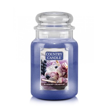 Duża świeca Blueberry Cream Pop Country Candle