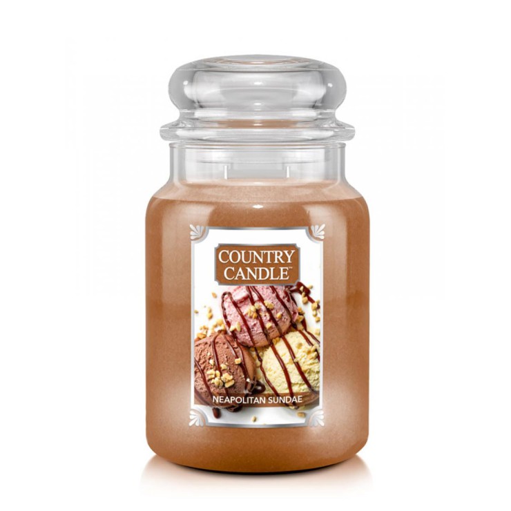 Duża świeca Neapolitan Sundae Country Candle
