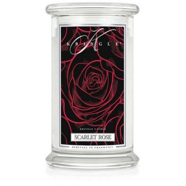 Duża świeca Scarlet Rose Kringle Candle