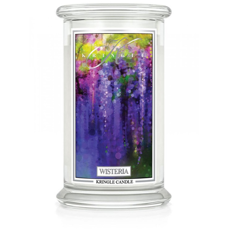 Duża świeca Wisteria Kringle Candle Duża świeca Wisteria Kringle Candle
