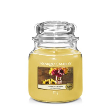 Średnia świeca Golden Autumn Yankee Candle