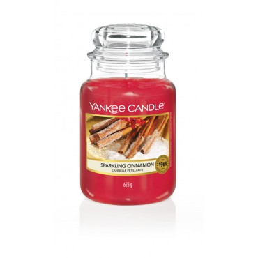 Duża świeca Sparkling Cinnamon Yankee Candle