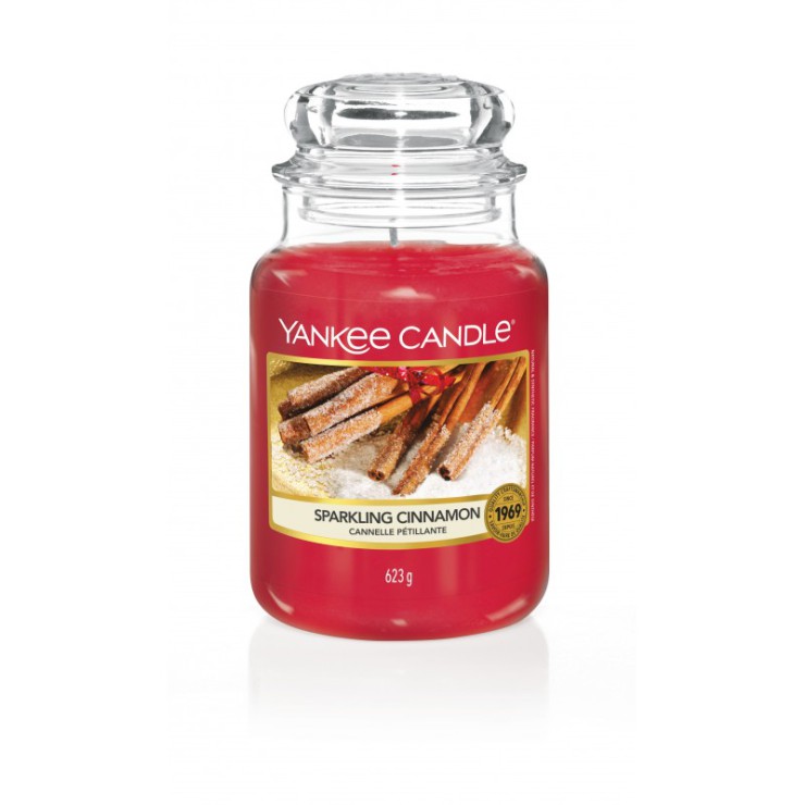 Duża świeca Sparkling Cinnamon Yankee Candle Duża świeca Sparkling Cinnamon Yankee Candle