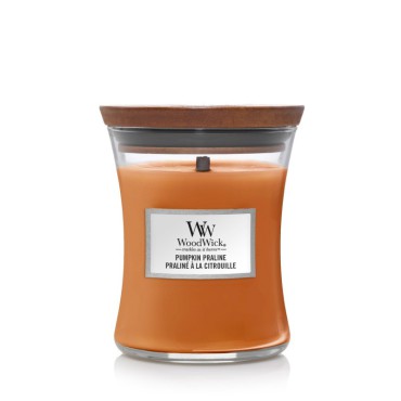 Średnia świeca Pumpkin Praline Woodwick