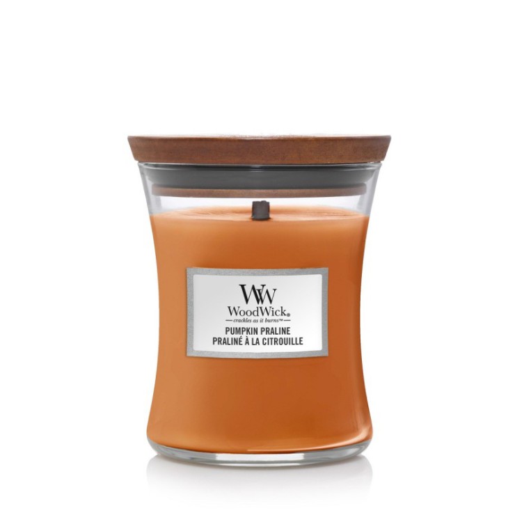 Średnia świeca Pumpkin Praline Woodwick Średnia świeca Pumpkin Praline Woodwick