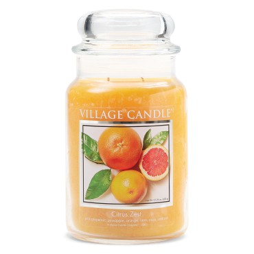 Duża świeca Citrus Zest Village Candle