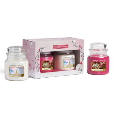 Zestaw 2 średnie świece Snow Globe Wonderland Yankee Candle