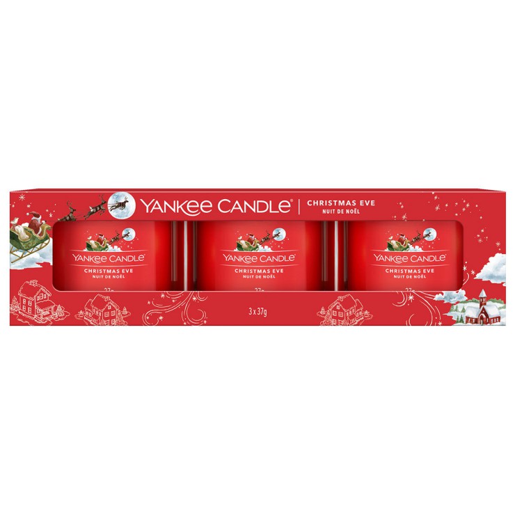 Świece mini 3 pack Christmas Eve Yankee Candle Świece mini 3 pack Christmas Eve Yankee Candle