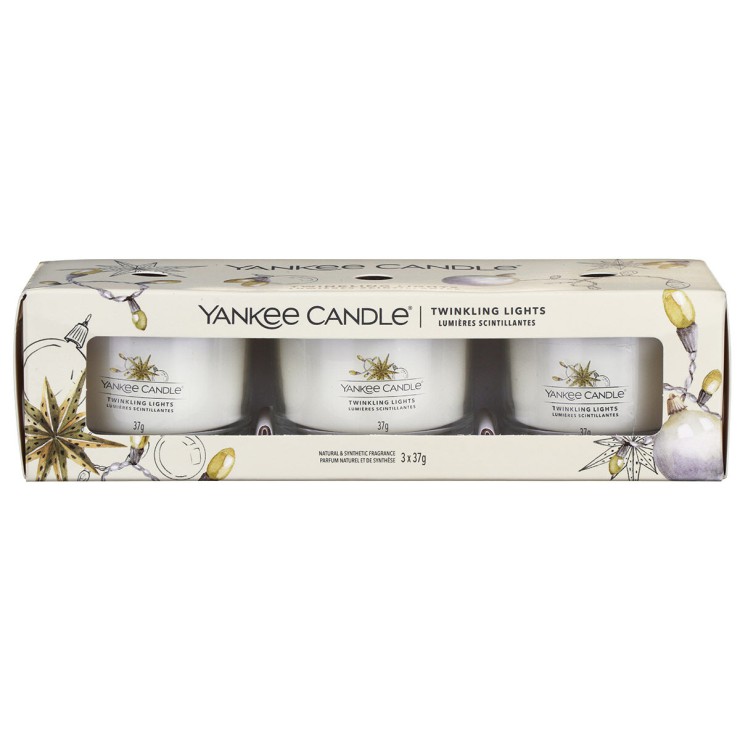 Świece mini 3 pack Twinkling Lights Yankee Candle Świece mini 3 pack Twinkling Lights Yankee Candle
