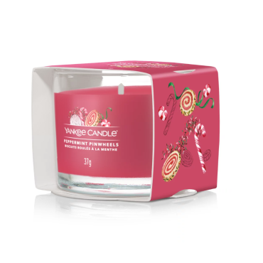 Świeca mini Peppermint Pinwheels Yankee Candle
