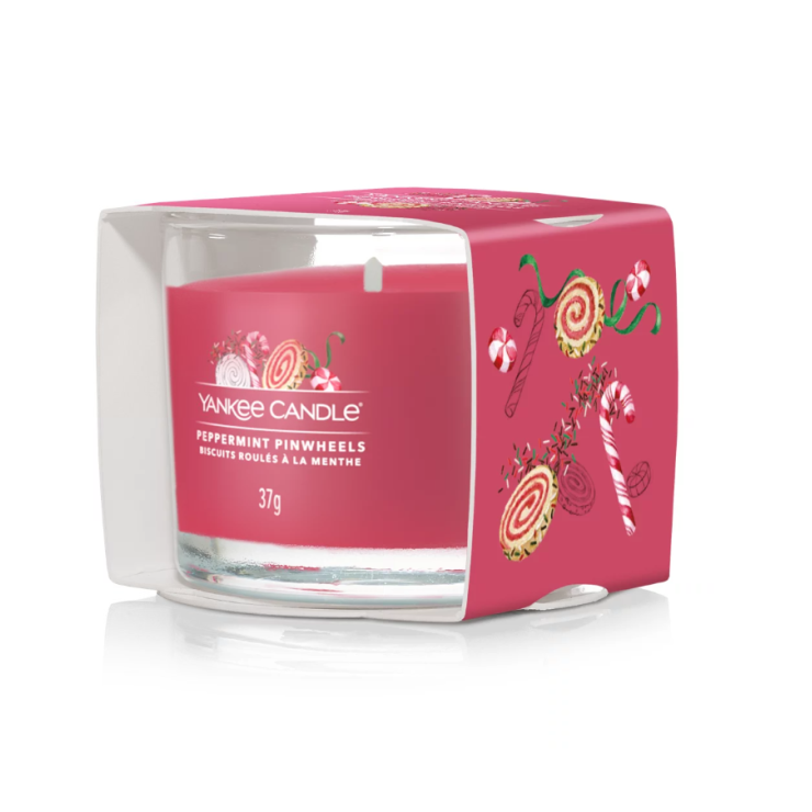 Świeca mini Peppermint Pinwheels Yankee Candle
