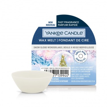 Wosk Snow Globe Wonderland Yankee Candle