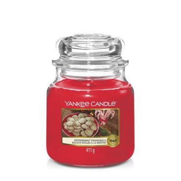 Średnia świeca Peppermint Pinwheels Yankee Candle
