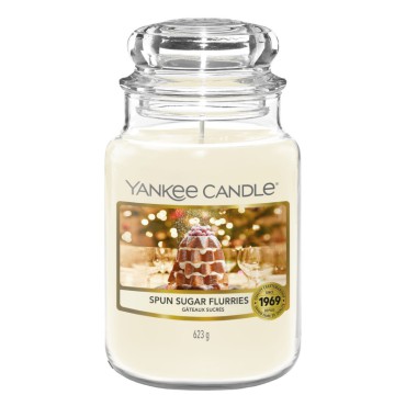 Duża świeca Spun Sugar Flurries Yankee Candle